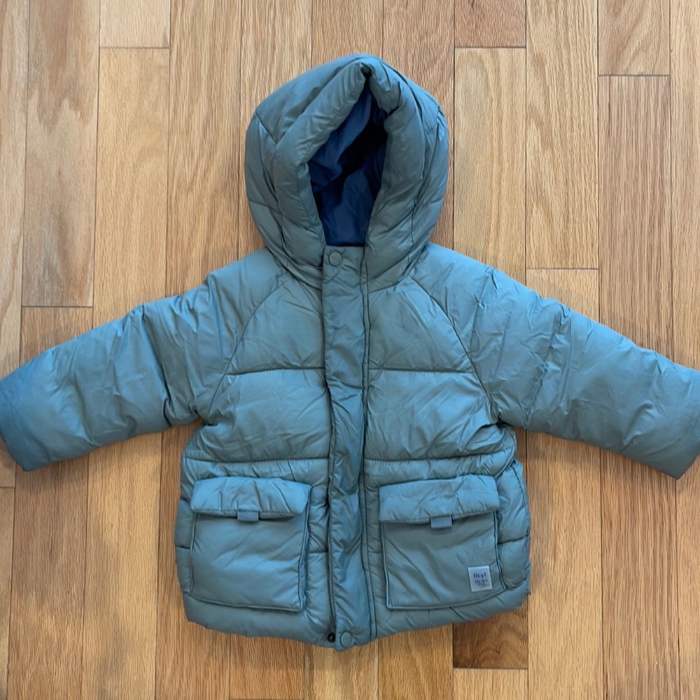 Zara puffer jacket size 12-18mo